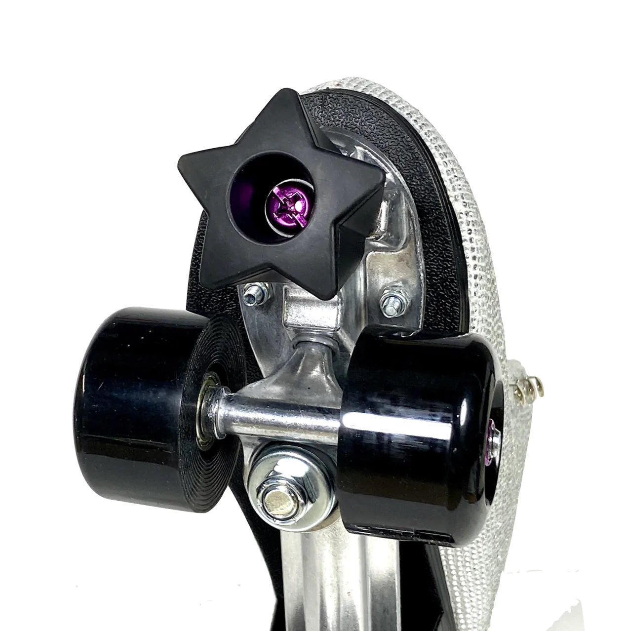 Purple Metallic Bolts / Screws for Bolt-on Toe Stops & Toe Plugs (5/16"), Pair - Pigeon's Roller Skate Shop