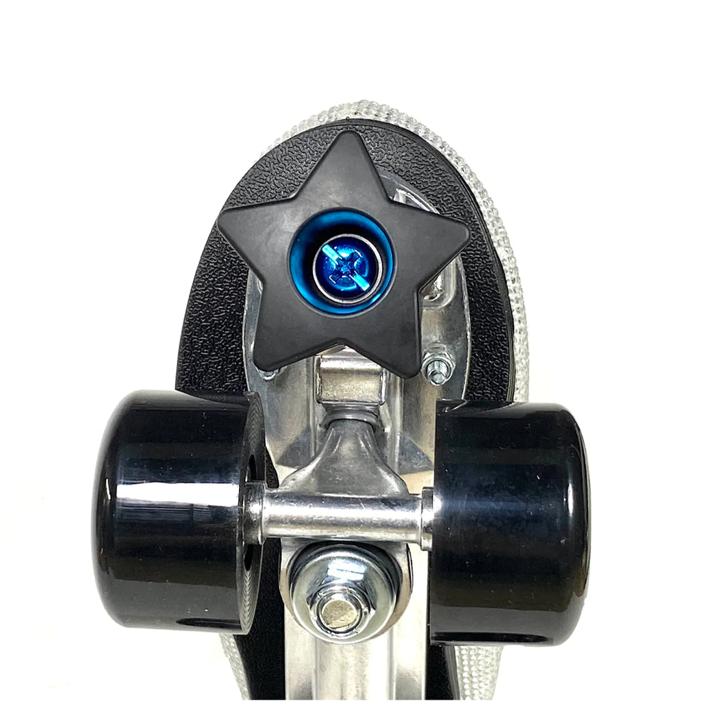 Blue Metallic Bolts / Screws for Bolt-on Toe Stops & Toe Plugs (5/16"), Pair - Pigeon's Roller Skate Shop