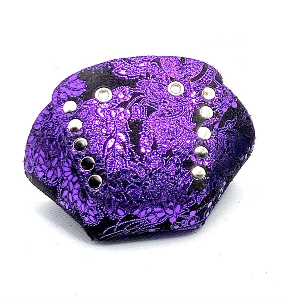 Suede Toe Caps by Rollerstuff - METALLIC/EMBOSSED - Pigeon's Roller Skate Shop