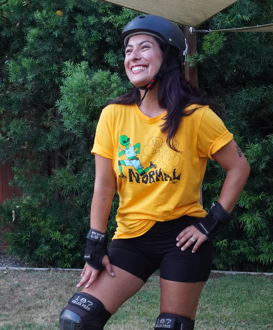QSA "Never Going Back To Normal" Tee - Pigeon's Roller Skate Shop