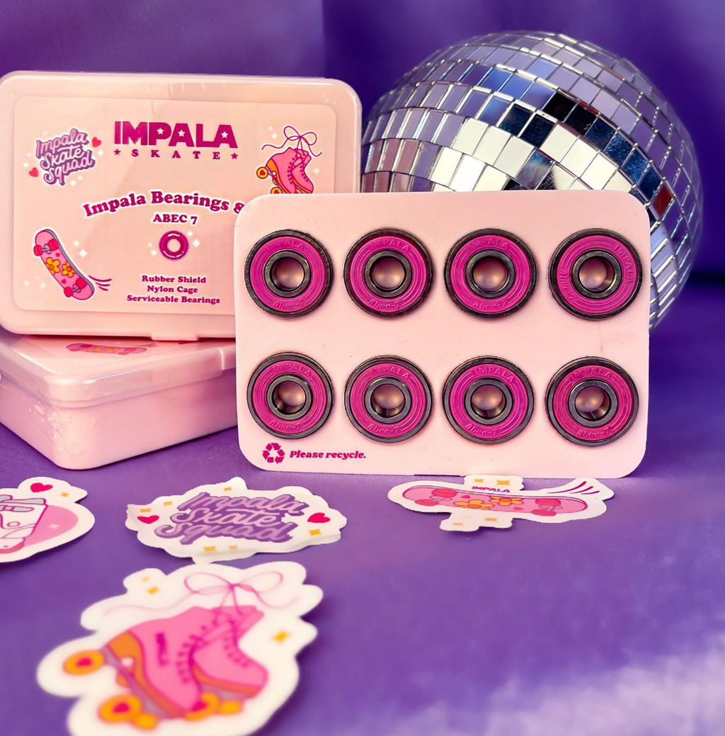 Impala Bearings - PINK - Pigeon's Roller Skate Shop