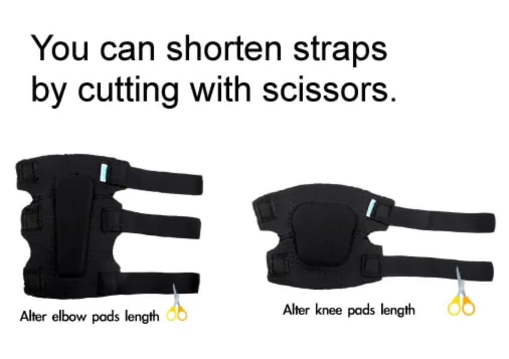 Simply Kids Soft Pad Set - TODDLER BLACK - Pigeon's Roller Skate Shop
