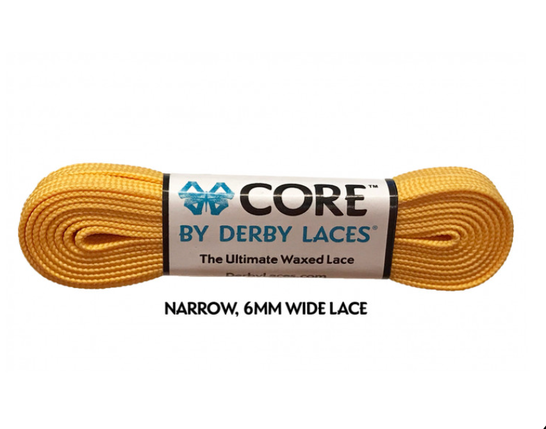 CORE by Derby Laces - SUNFLOWER YELLOW 120" - Pigeon's Roller Skate Shop