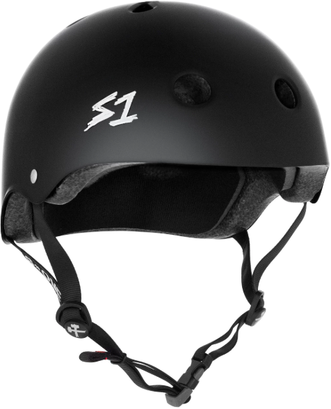 S1 Mega Lifer Helmet-Black Matte - Pigeon's Roller Skate Shop