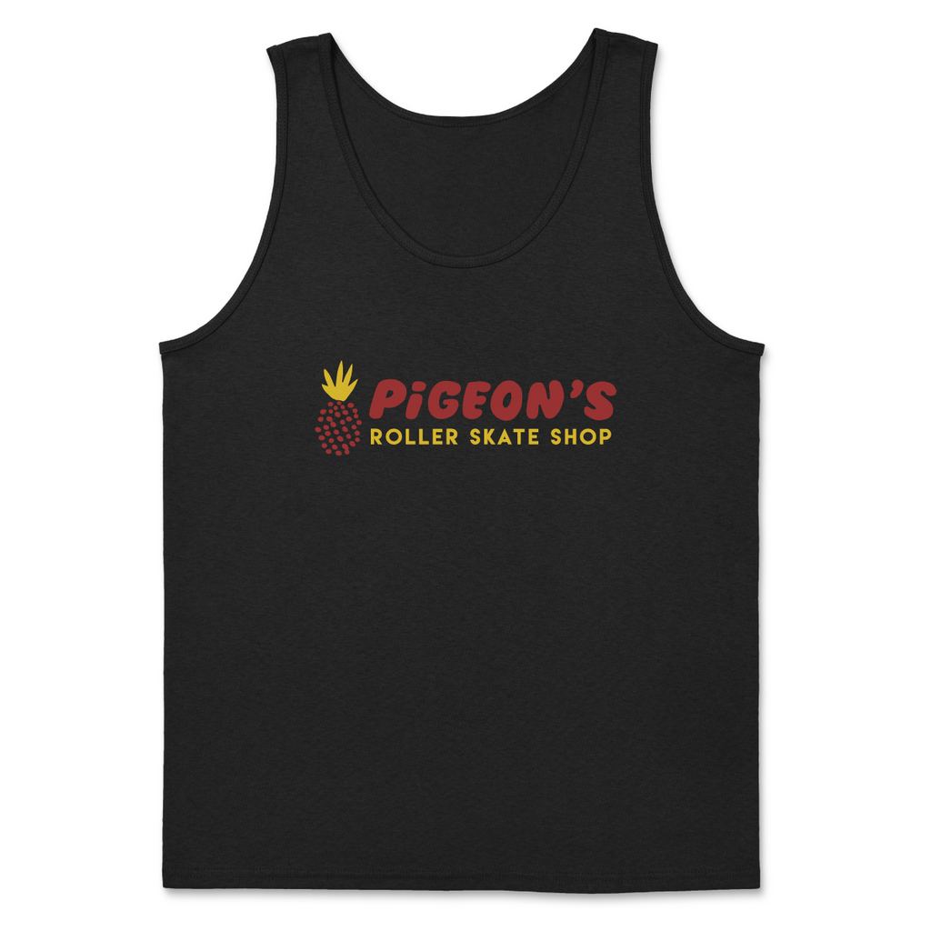 Shop Tank - SKATECATION BLACK - Pigeon's Roller Skate Shop