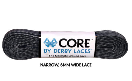 CORE by Derby Laces - SLATE GRAY 96" - Pigeon's Roller Skate Shop