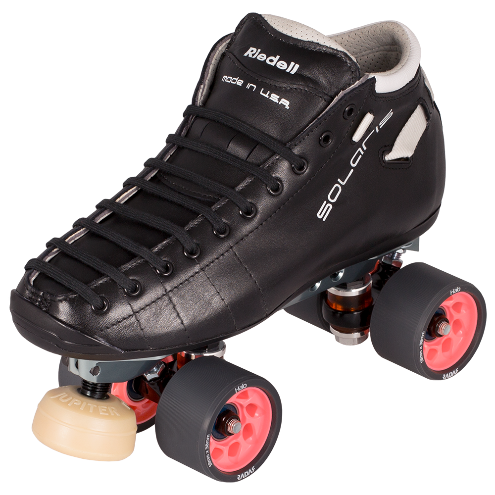 Riedell Solaris Skate Package - PRO PLATE - Pigeon's Roller Skate Shop