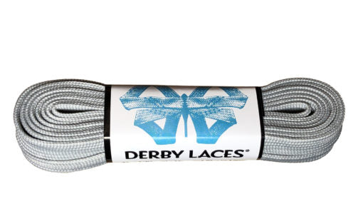 Derby Laces - GRAY 96" - Pigeon's Roller Skate Shop