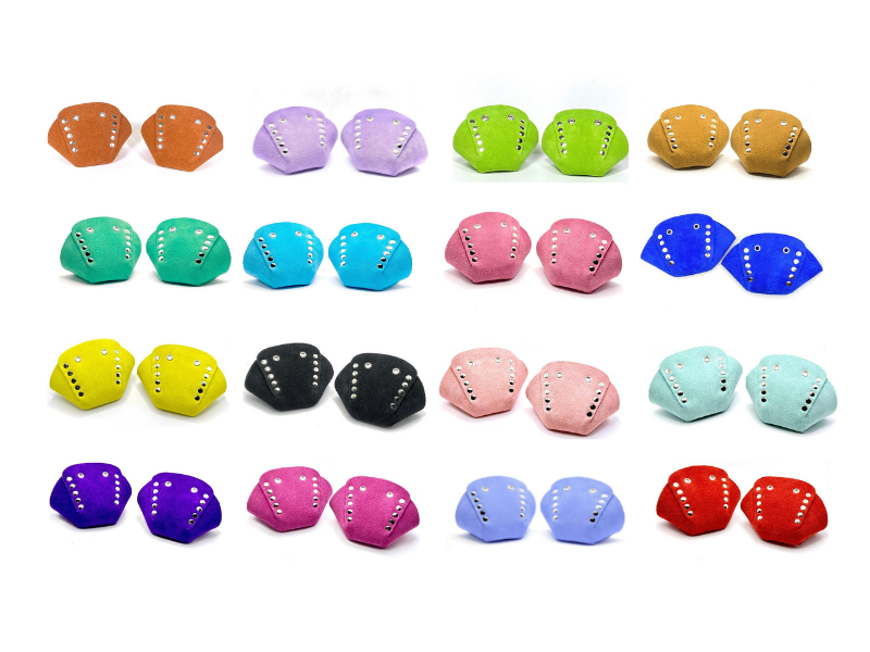 Suede Toe Caps by Rollerstuff - SOLID - Pigeon's Roller Skate Shop