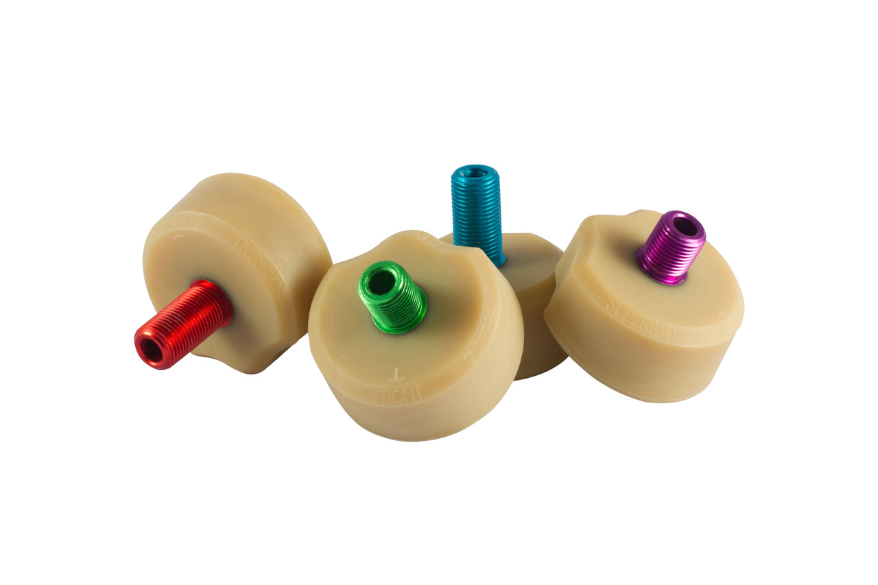 Superball Toe Stops - Pigeon's Roller Skate Shop
