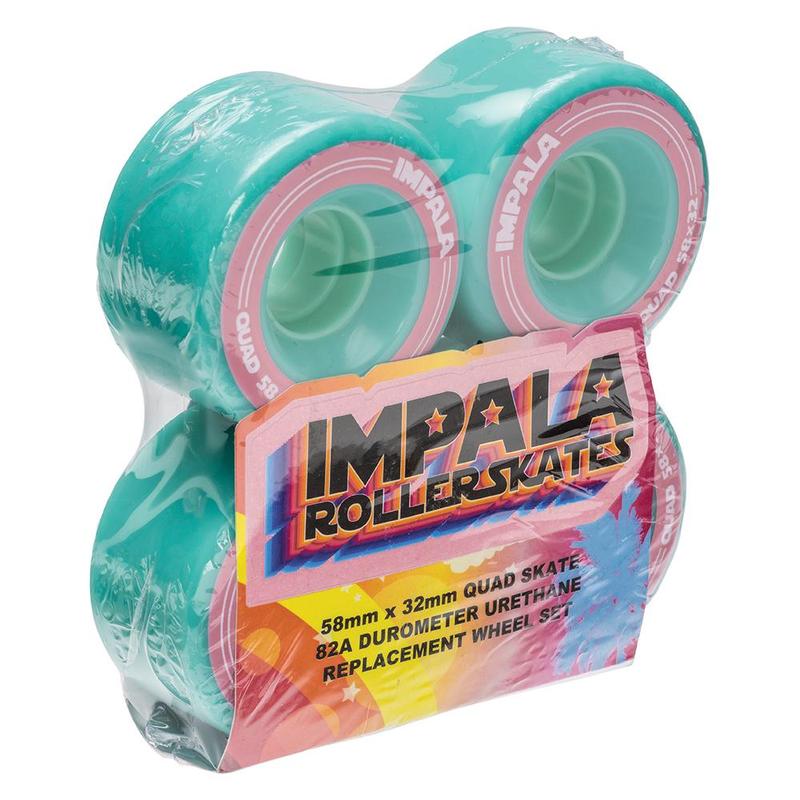 Impala Outdoor Wheels- AQUA - Pigeon's Roller Skate Shop