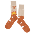 Crew Length Tube Socks - FUCK IT - Pigeon's Roller Skate Shop
