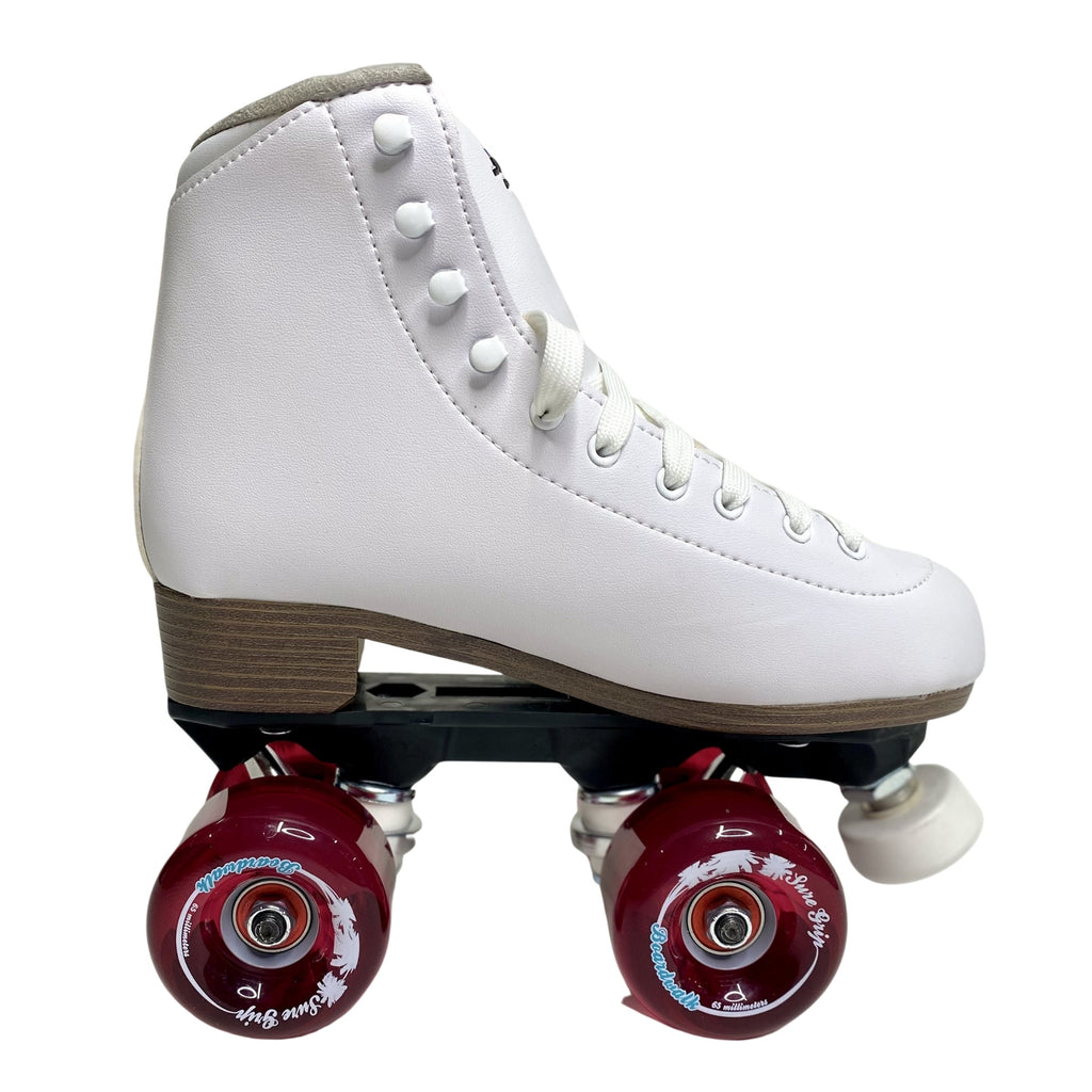 Sure-Grip Fame Outdoor Skates - WHITE - Pigeon's Roller Skate Shop