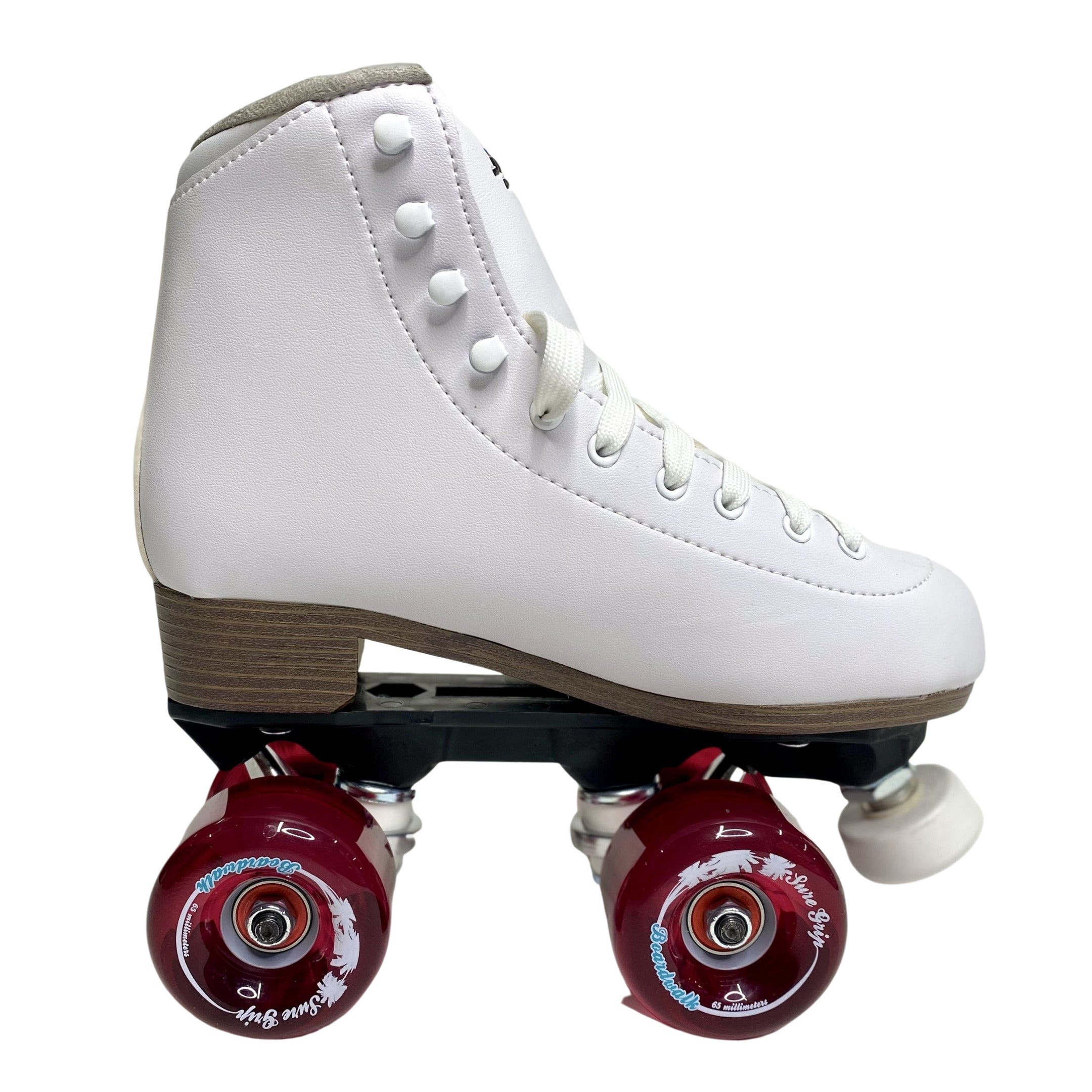 Sure-Grip Fame Outdoor Skates - WHITE - Pigeon's Roller Skate Shop