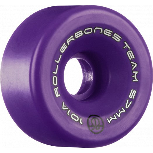 Purple Rollerbones Team Wheels (8-Pack) - Pigeon's Roller Skate Shop