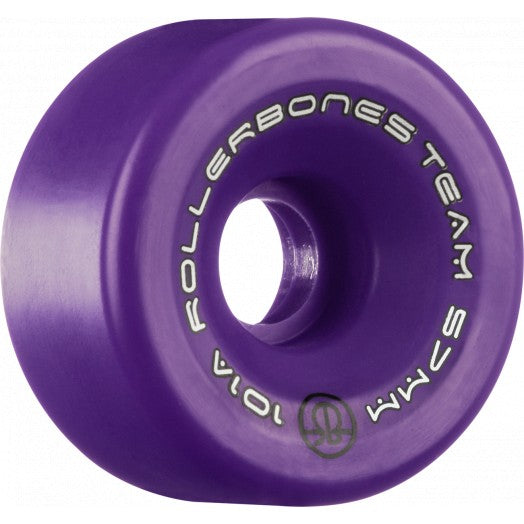 Purple Rollerbones Team Wheels (8-Pack) - Pigeon's Roller Skate Shop
