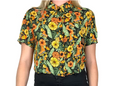 Skate Crop Button Up - AMELIA - Pigeon's Roller Skate Shop