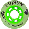Atom Hybrid Wheels - GREEN POISON - Pigeon's Roller Skate Shop