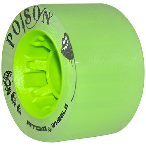 Atom Hybrid Wheels - GREEN POISON - Pigeon's Roller Skate Shop