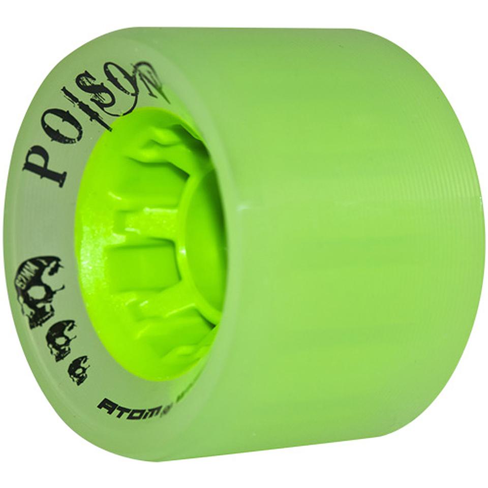 Atom Hybrid Wheels - GREEN POISON - Pigeon's Roller Skate Shop