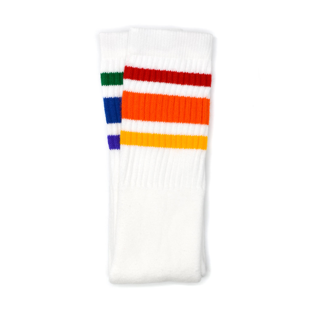 Knee High Pride Socks - COURAGE - Pigeon's Roller Skate Shop