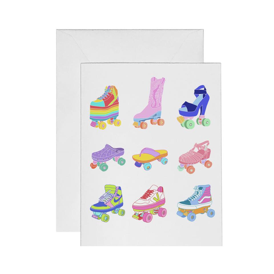 Custom Skate Card - Pigeon's Roller Skate Shop