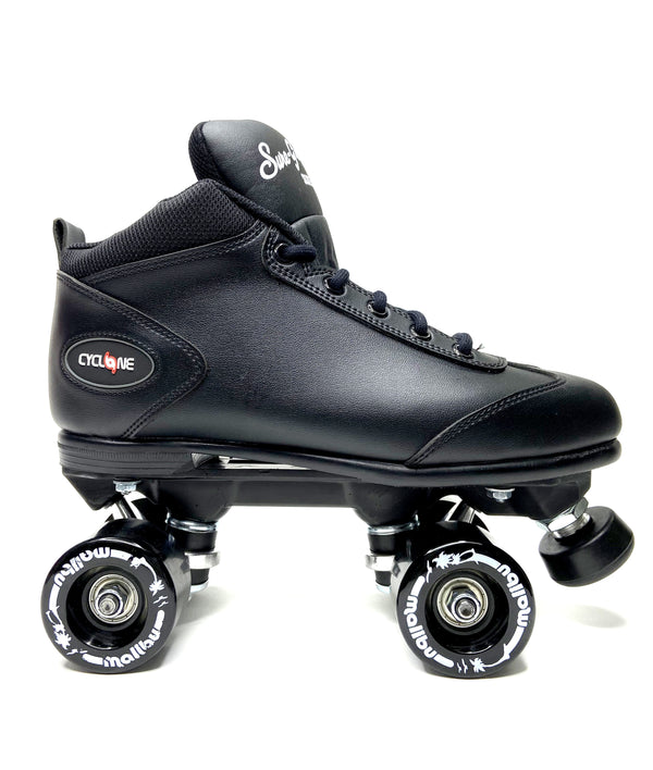 SureGrip Cyclone Outdoor Skate BLACK Pigeon's Roller Skate Shop