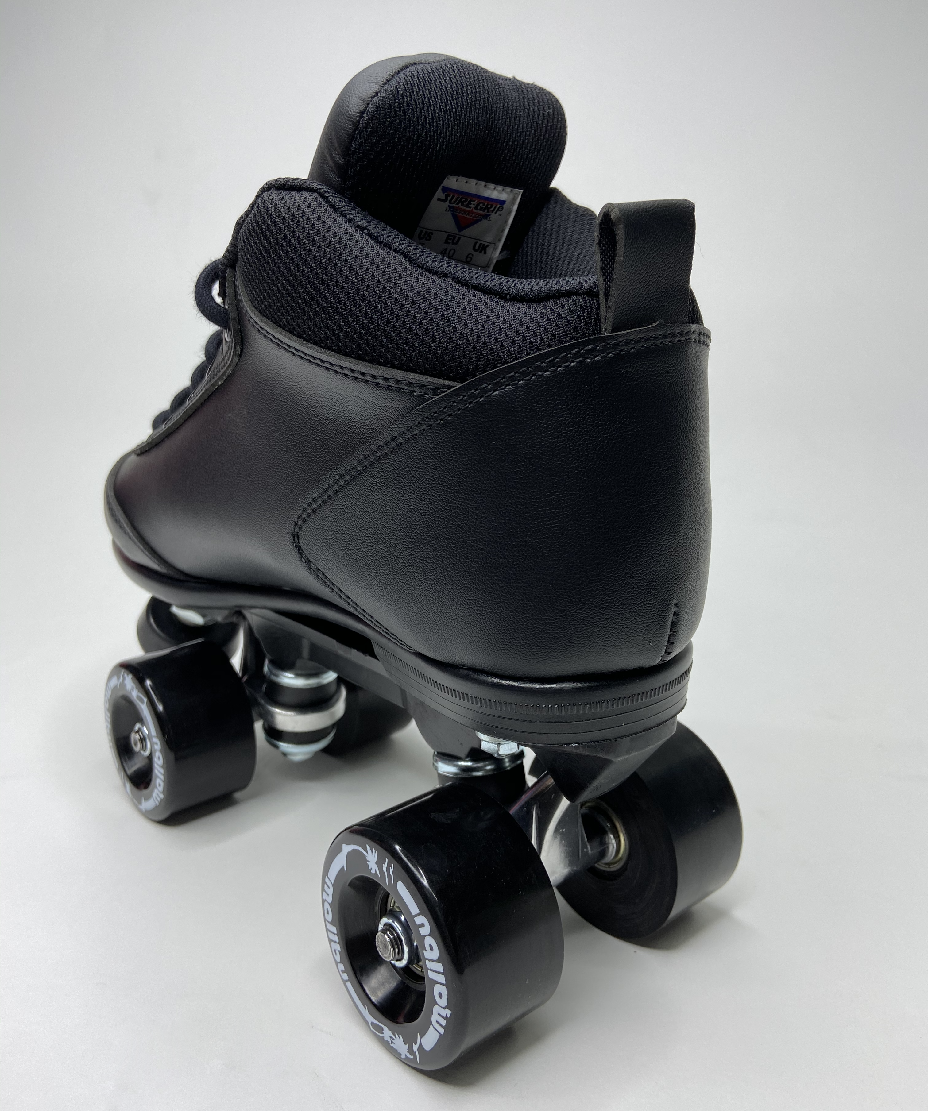 Sure-Grip Cyclone Outdoor Skate - BLACK - Pigeon's Roller Skate Shop