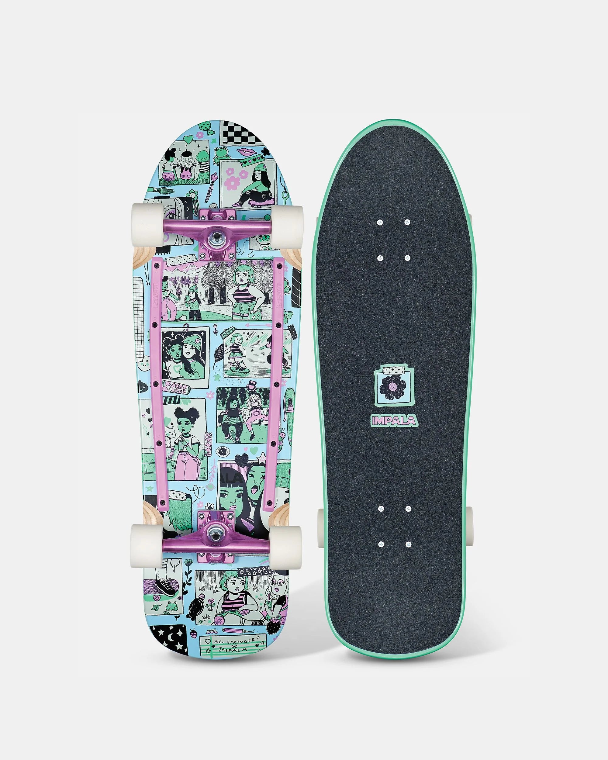 Impala Skateboard - HERA CRUISER -  Mel Stringer - Pigeon's Roller Skate Shop