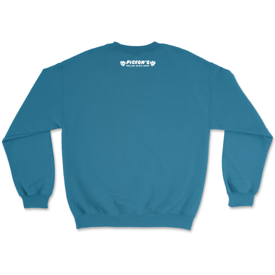 Shop Crewneck Sweater - HOT GIRL BLUE - Pigeon's Roller Skate Shop
