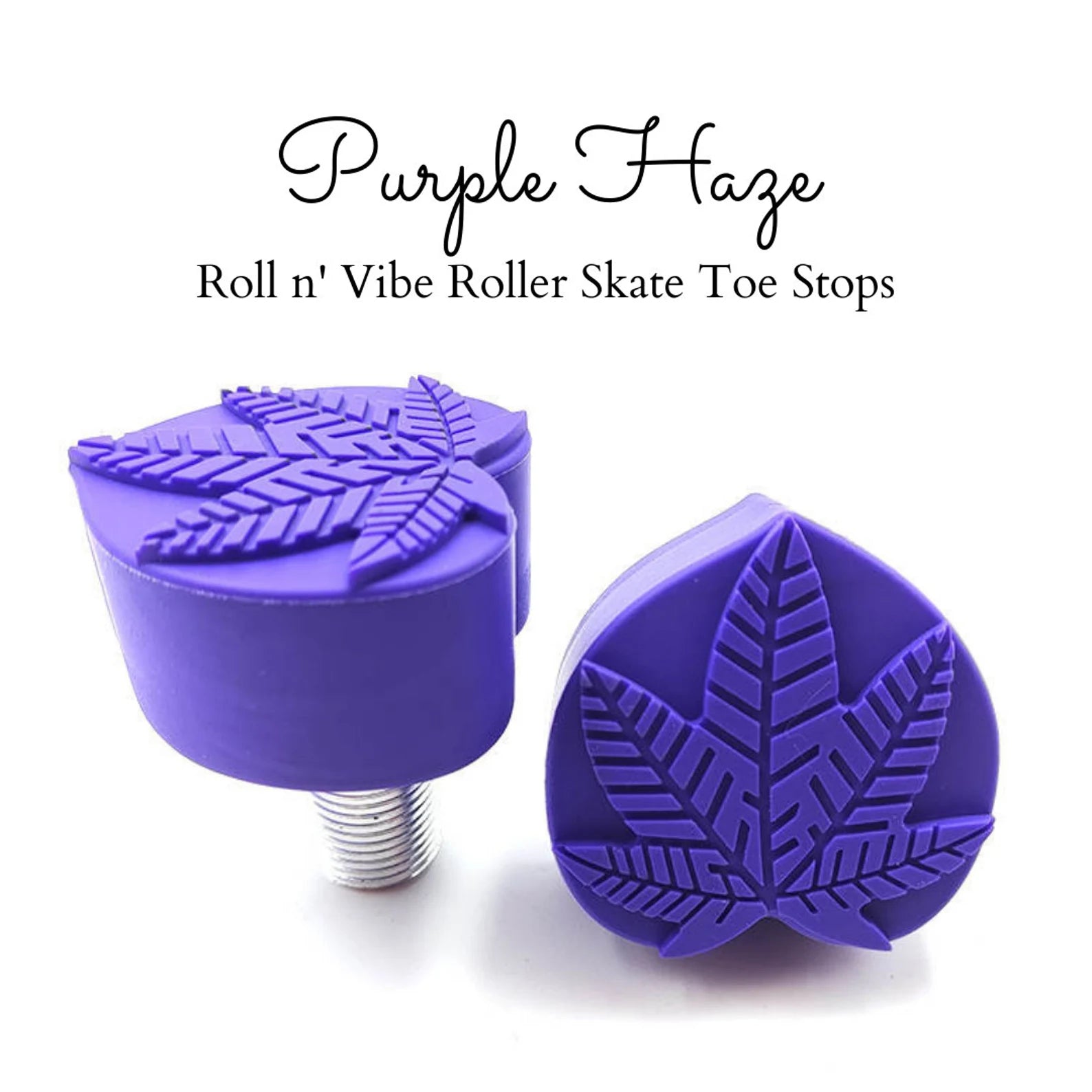 Purple Haze Roll n' Vibe Toe Stops - Pigeon's Roller Skate Shop