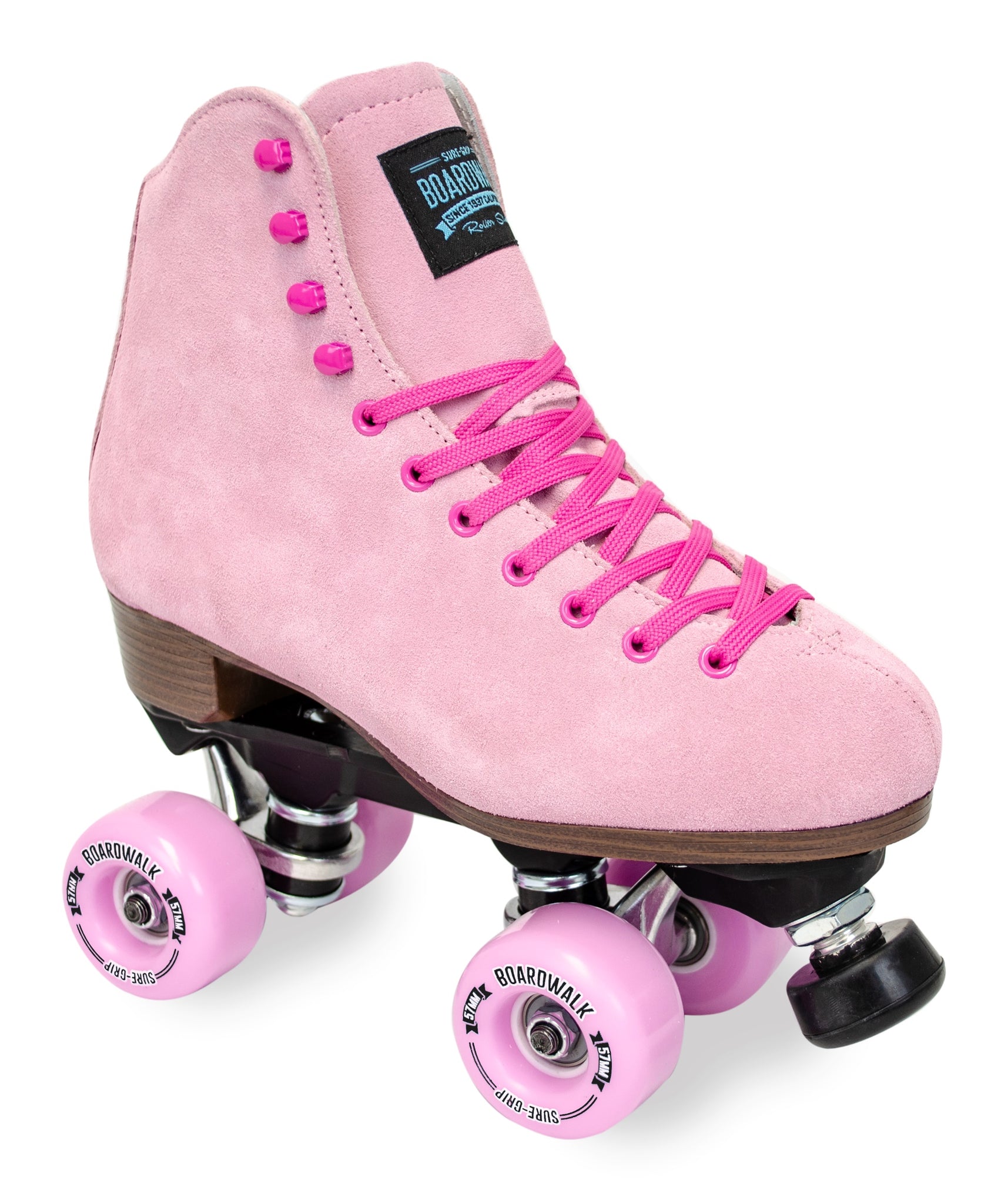Sure Grip Boardwalk Skates STRAWBERRY MILK Pigeon's Roller Skate Shop