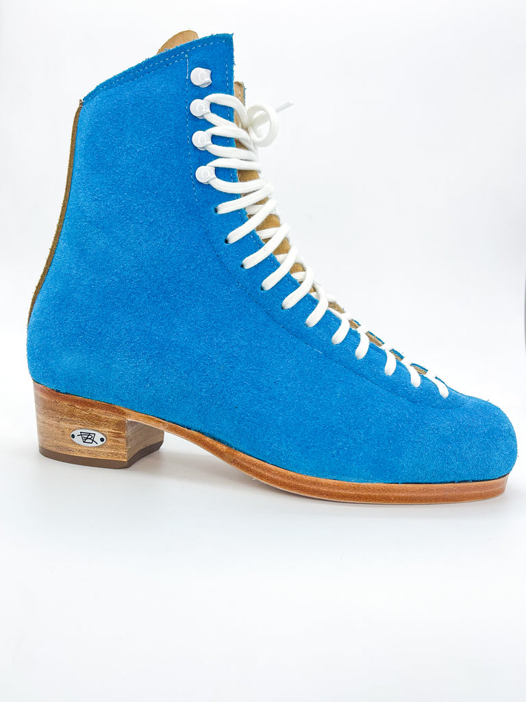 Riedell 297 Custom Boots - POOL BLUE - SIZE 7 - Pigeon's Roller Skate Shop