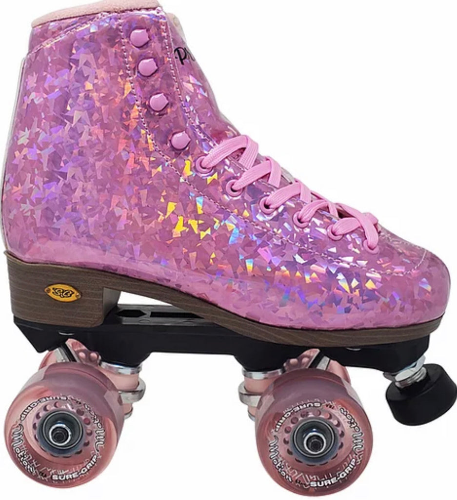 Sure Grip Fame Skate - PINK PRISM - Pigeon's Roller Skate Shop
