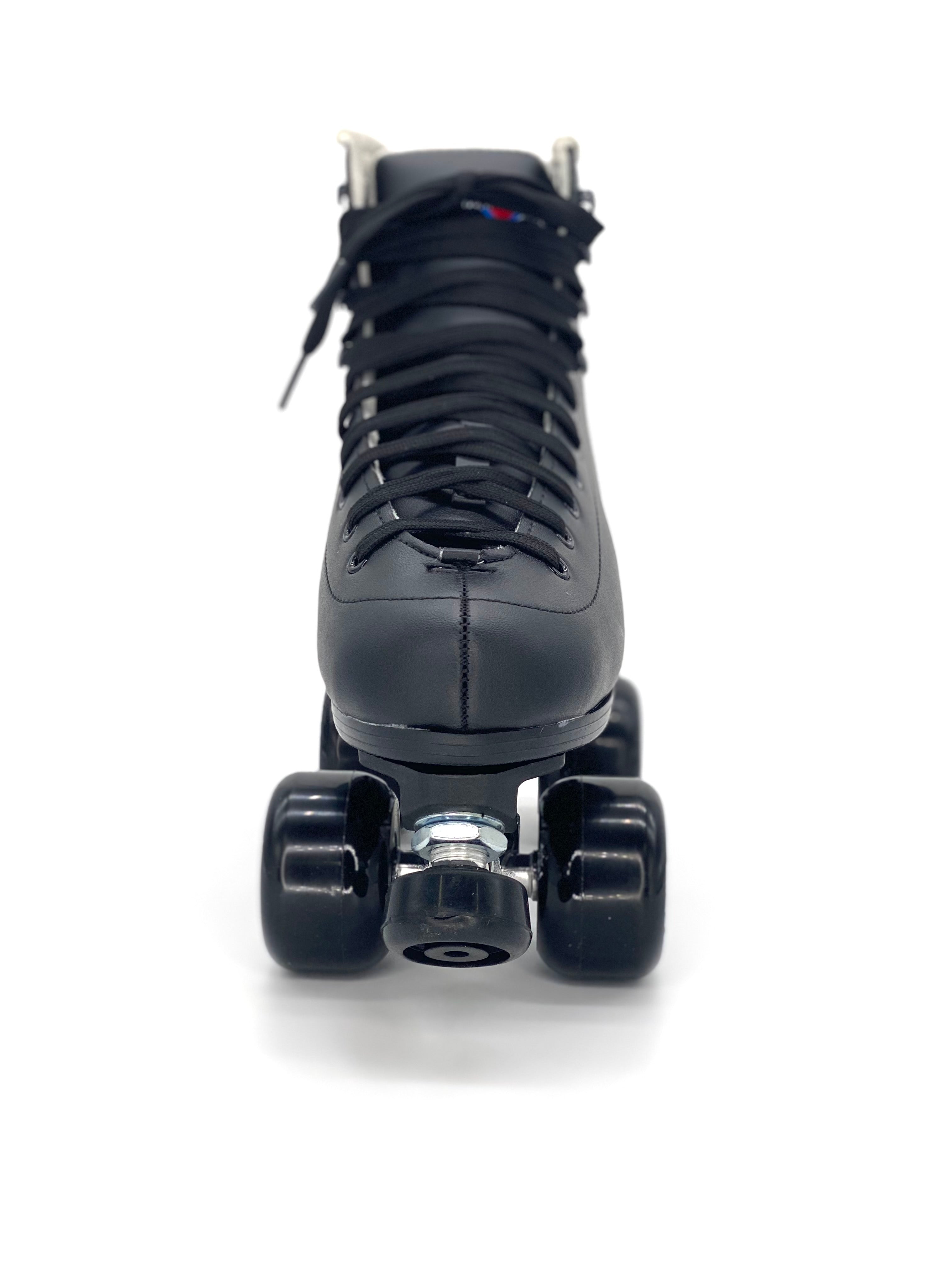 Sure-Grip Fame Outdoor Skates - BLACK - Pigeon's Roller Skate Shop