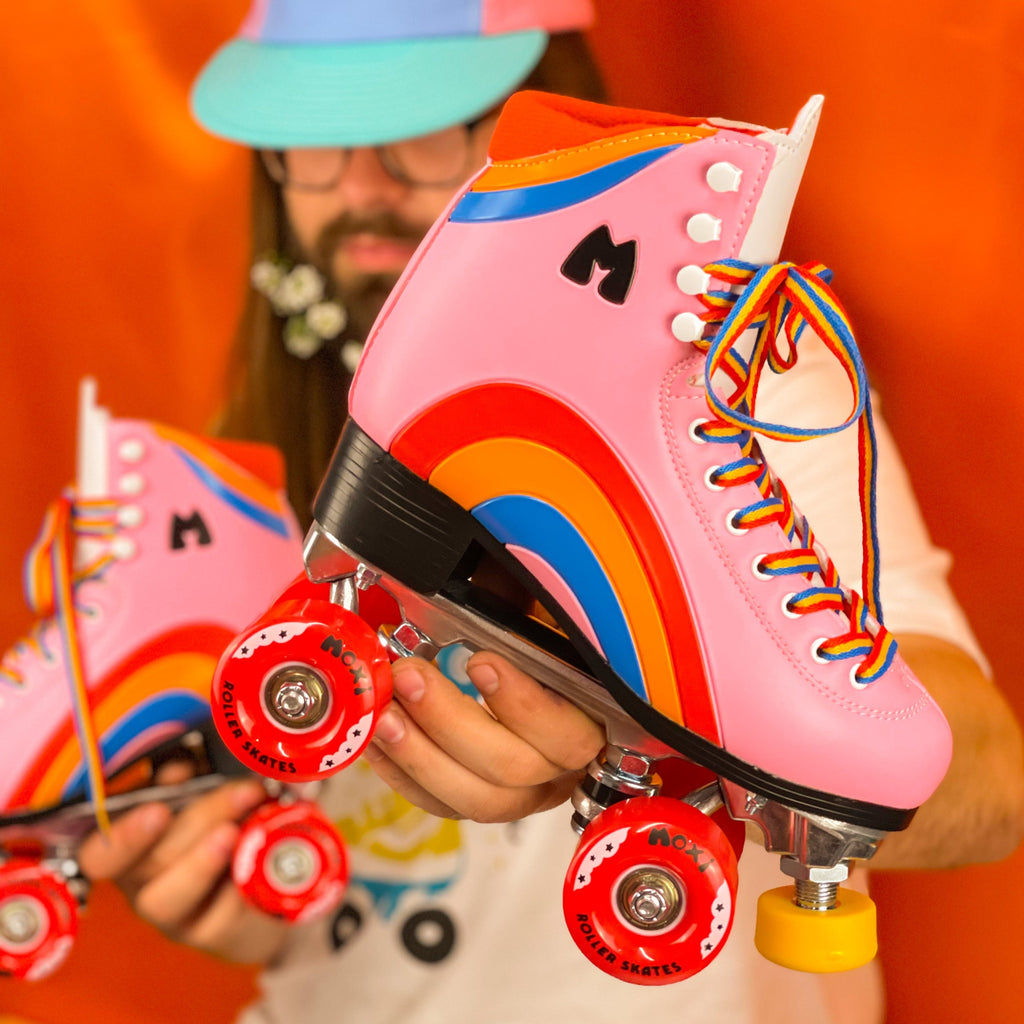 Moxi Rainbow Rider - PINK - Pigeon's Roller Skate Shop