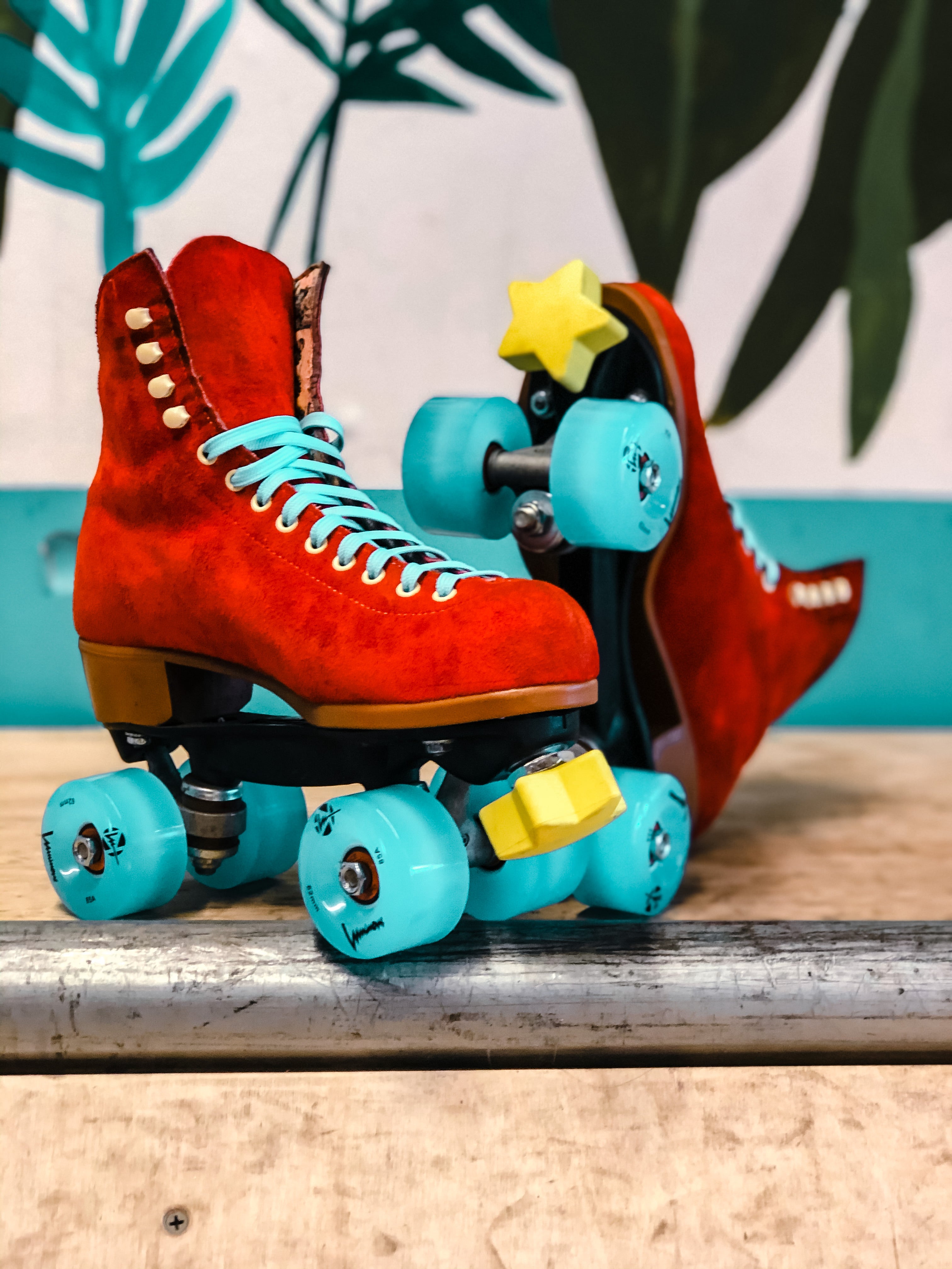 ★ Twinkle Toes Star Stops - YELLOW - Pigeon's Roller Skate Shop