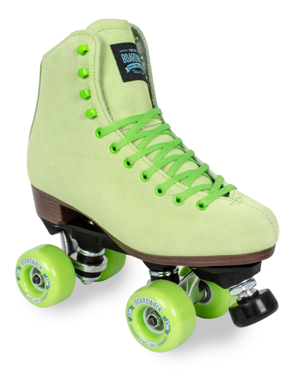 Sure Grip Boardwalk Skates - KEY LIME - Pigeon's Roller Skate Shop