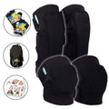 Simply Kids Soft Pad Set - TODDLER BLACK - Pigeon's Roller Skate Shop