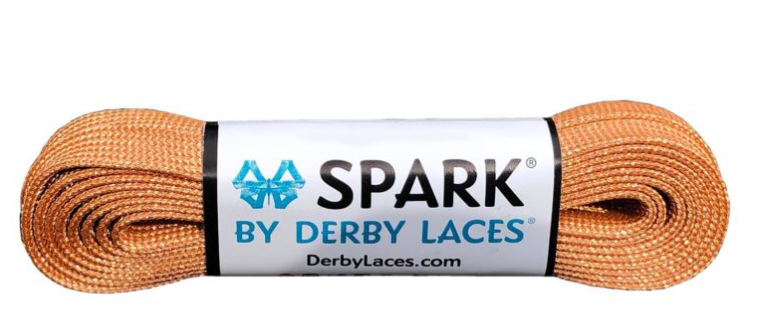 SPARK by Derby Laces - LIGHT COPPER 96" - Pigeon's Roller Skate Shop
