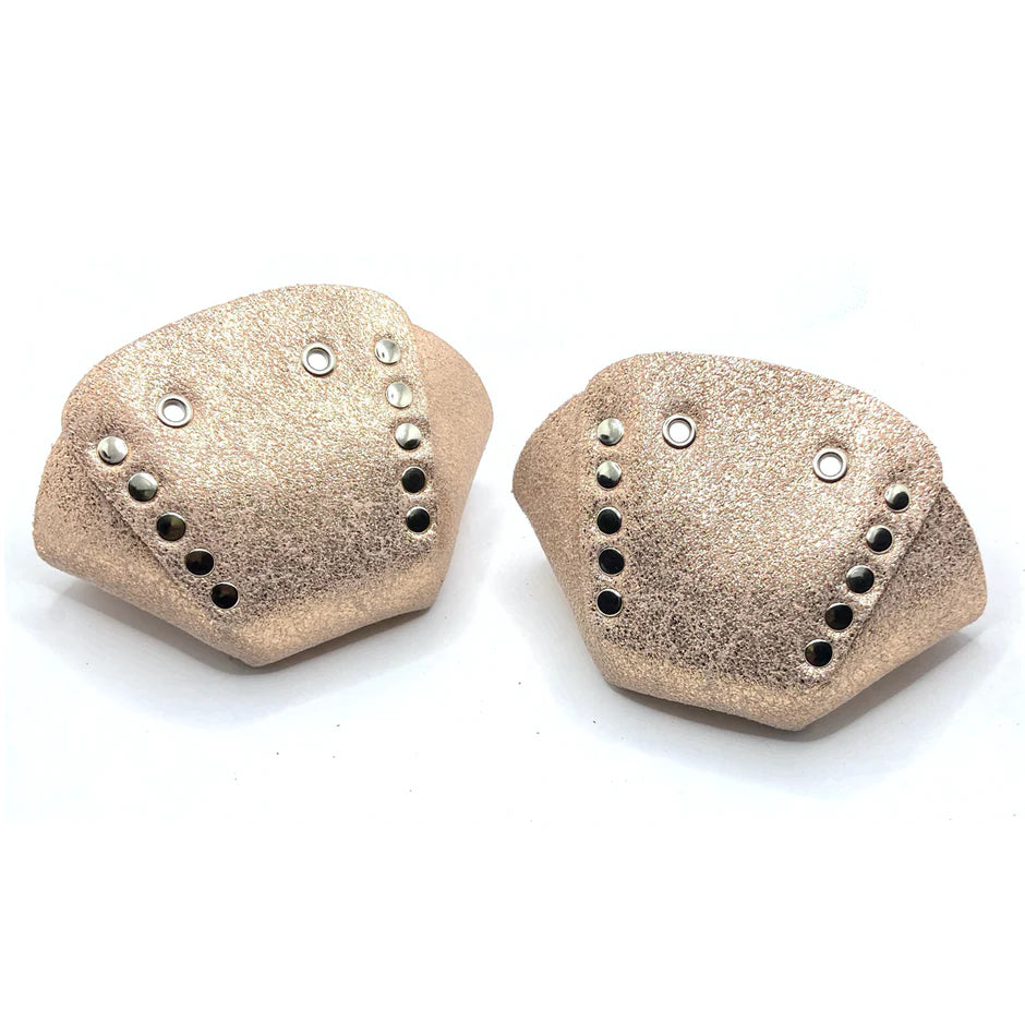 Suede Toe Caps by Rollerstuff - METALLIC/EMBOSSED - Pigeon's Roller Skate Shop