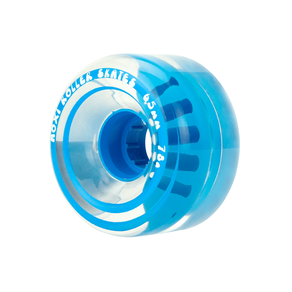Moxi Outdoor Wheel 8 pack - TRUE BLUE - Pigeon's Roller Skate Shop