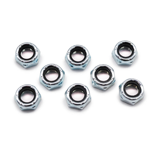 Axle Nut 8 Pack - 8MM - Pigeon's Roller Skate Shop