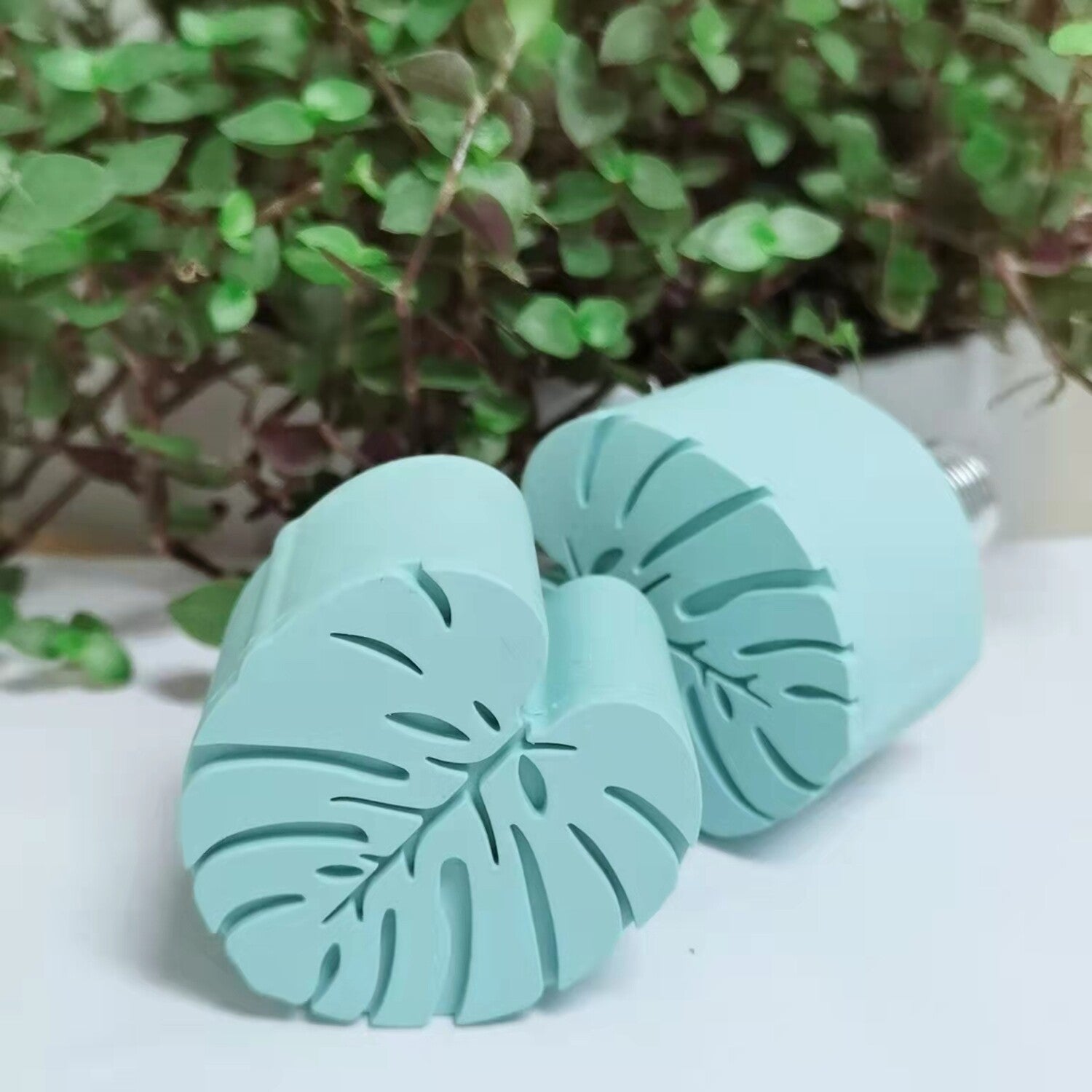 Monstera Toe Stop - TEAL - Pigeon's Roller Skate Shop