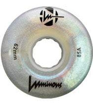 Luminous Light Up Wheels - MOTHER OF PEARL - Pigeon's Roller Skate Shop