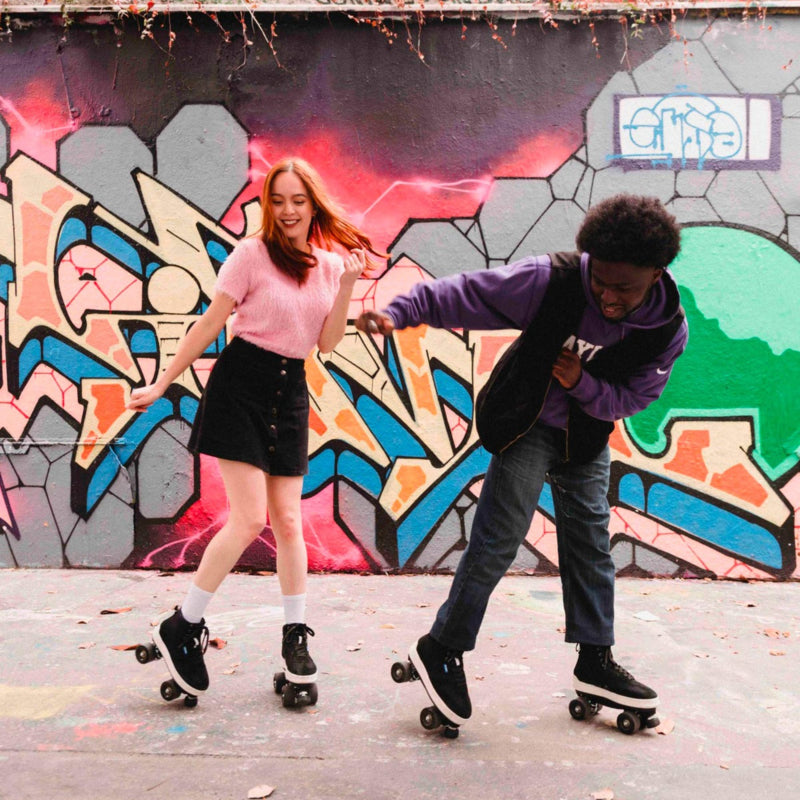Slades S-Quad - BLACK - Pigeon's Roller Skate Shop
