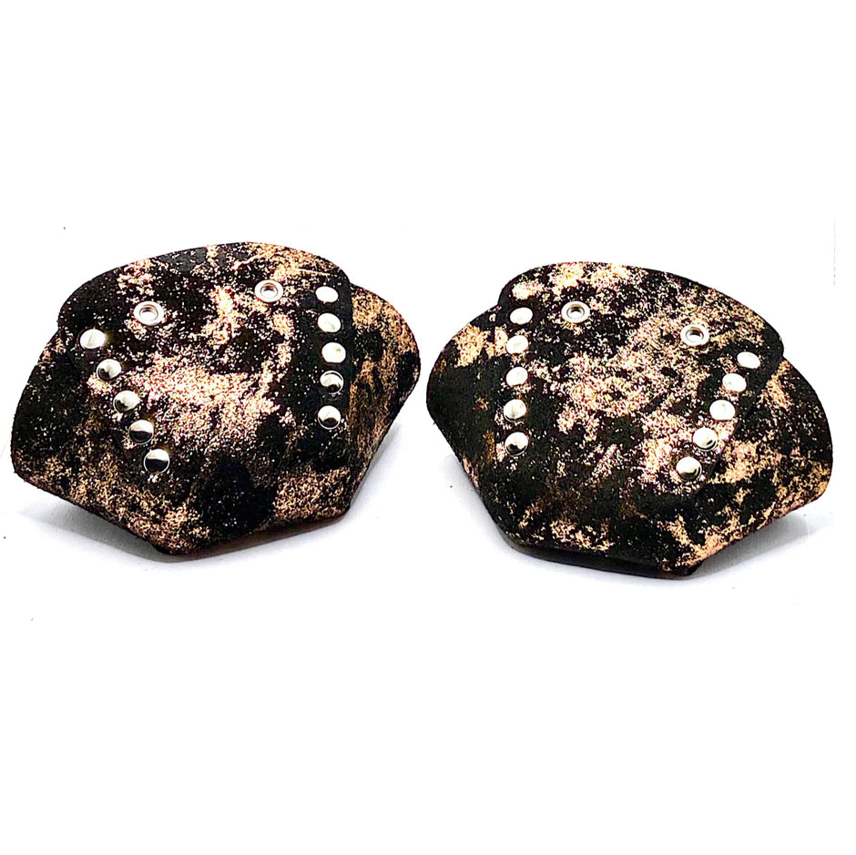 Suede Toe Caps by Rollerstuff - METALLIC/EMBOSSED - Pigeon's Roller Skate Shop