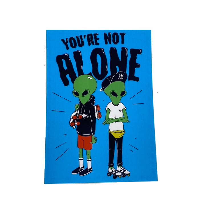 QSA "You're Not Alone" Postcard Pack - Pigeon's Roller Skate Shop